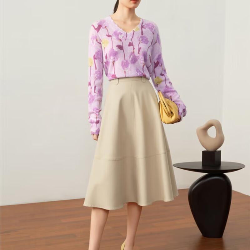 

Дзю Цзы·Анна Коу Женский Французский Ретро Мохеровый Пуловер M