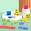 Dq Wooden Expression Changing Cube Puzzle Toy For Children Tabletop Game Challenge Level Toy