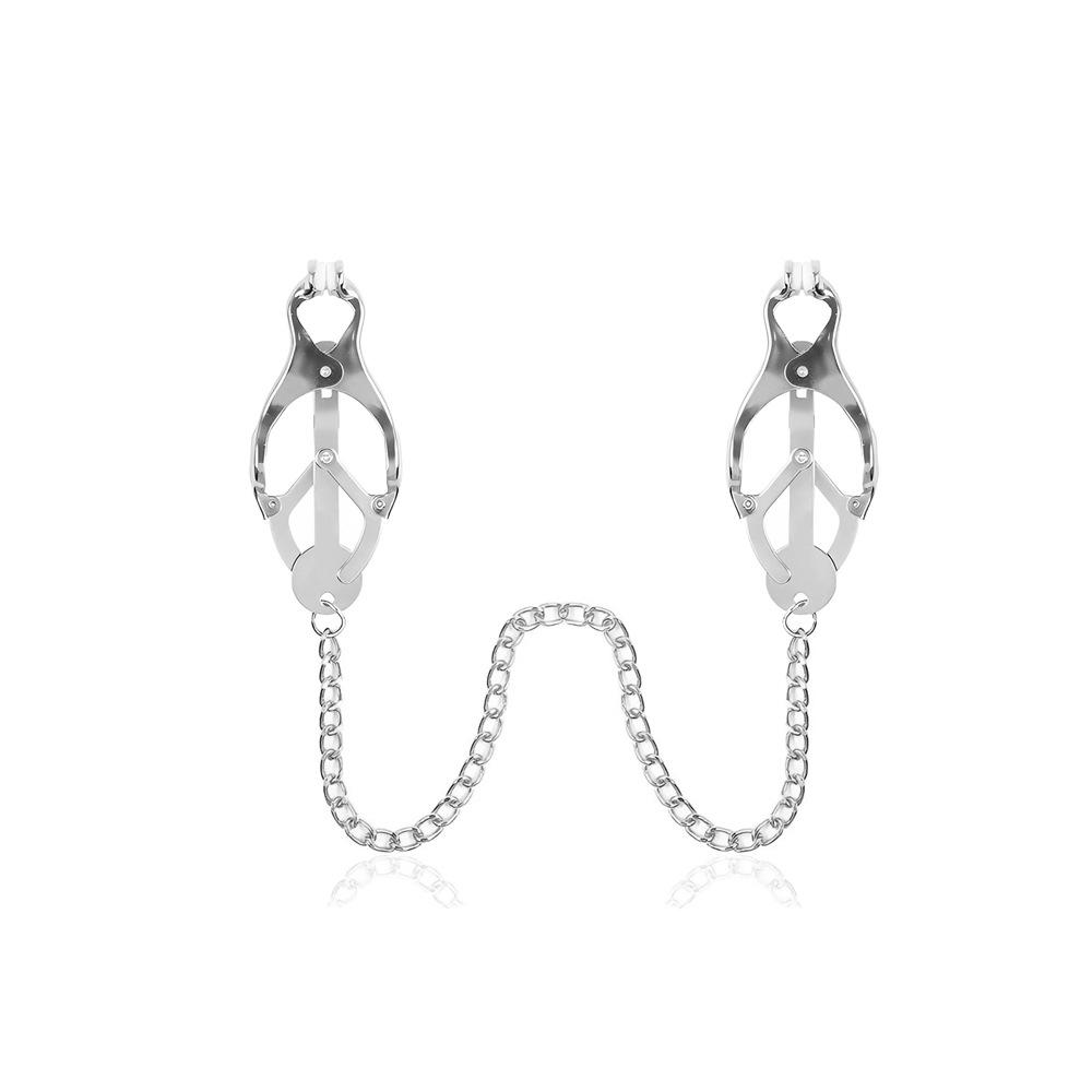 New Steel Clover Nipple Clamps Bdsm Adult Games Exotic Accessories Fetish Bondage Metal Breast Clips Sexy Toys for Women Couples