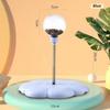 PP Cat Toy Wheel with Spring Self-Entertaining Toys New Loaded Food Dispenser  For Kittens and Cats