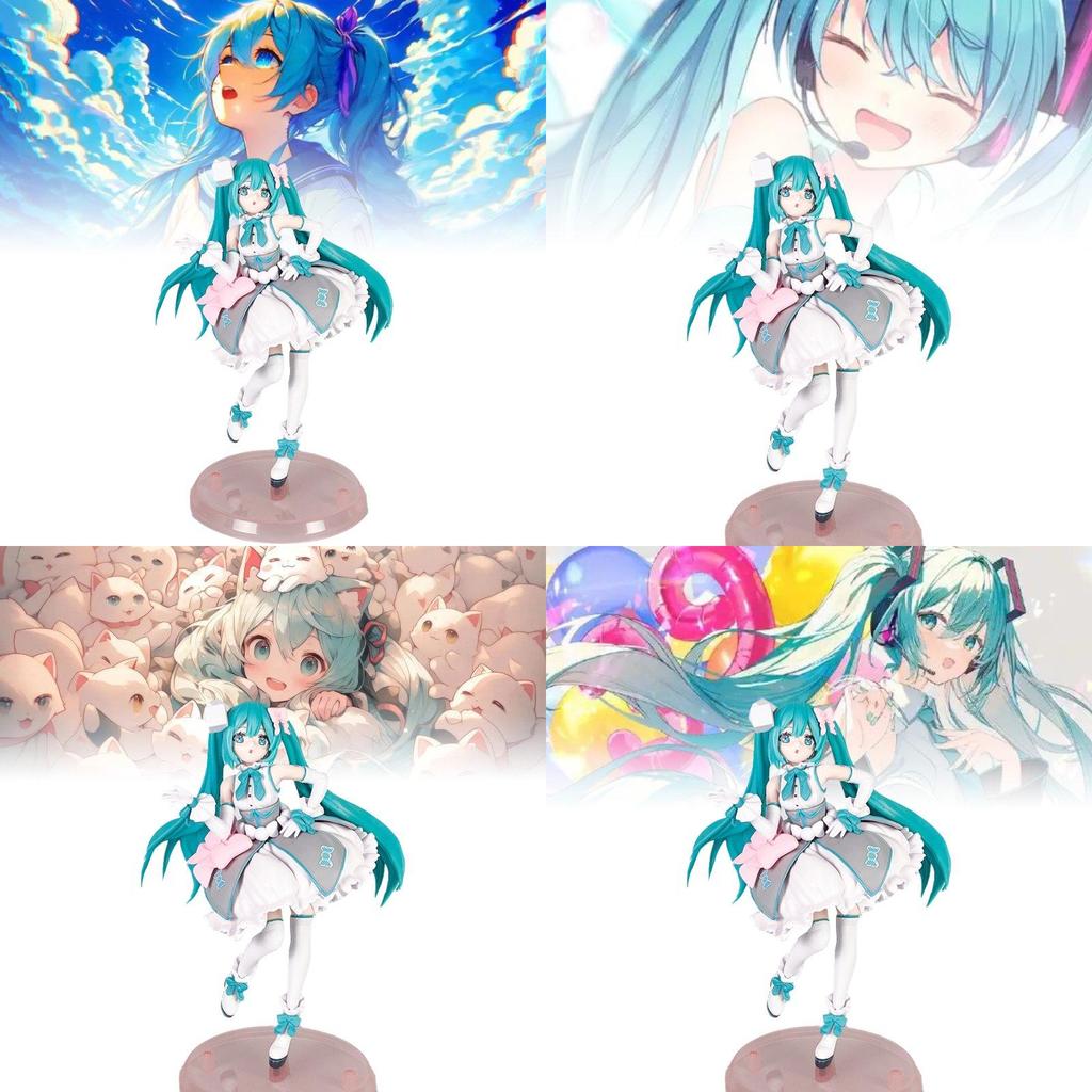 Stunning Hatsune Miku Pvc Figure Beautiful Anime Collectible Model 21cm Girl Decor