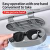 Car Sun Visor Glasses Box Portable Sunglasses Eyeglass Case For Porsche Cayenne Panamera Macan 911 718 918 Cayman Taycan Sticker