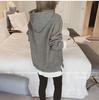 2026 Autumn/Winter Women's Loose Hooded Thick Pullover Sweatshirt, Trendy Two-Piece Style.