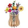 Assemble Wood Vase Craft Kit Versatile Tabletop Decor & Engaging Activity Present For Craft Lovers