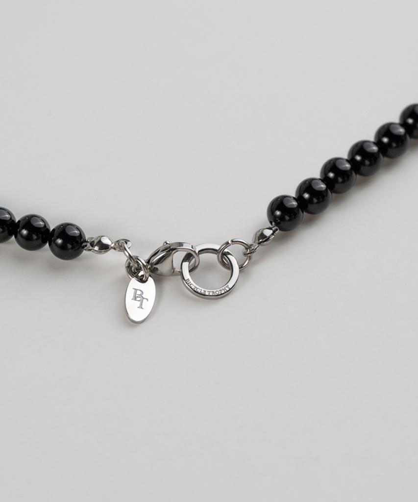 Bicycletrophy Bt Gemstone Necklace 14 (6Mm Onyx / Fix Type)
