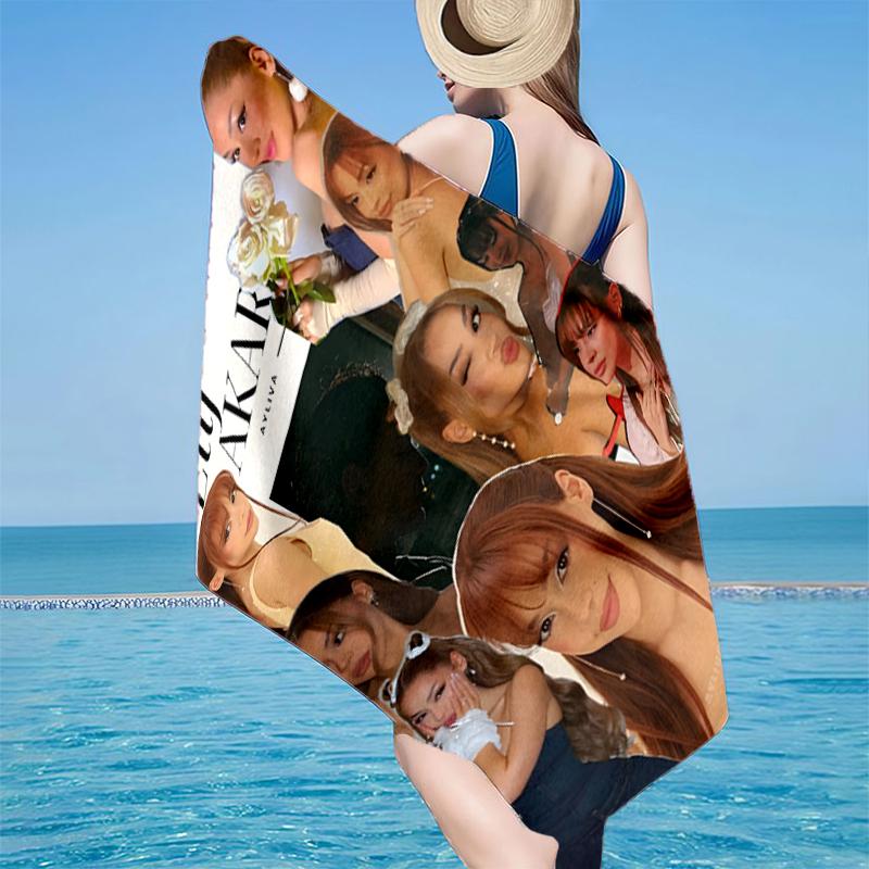 Music Pop Ayliva Fashion Beach Towel, Super Soft Microfiber, Gift for Her/Him, Birthday, for Pool, Beach, Travel, Home Decor Fan Gifts
