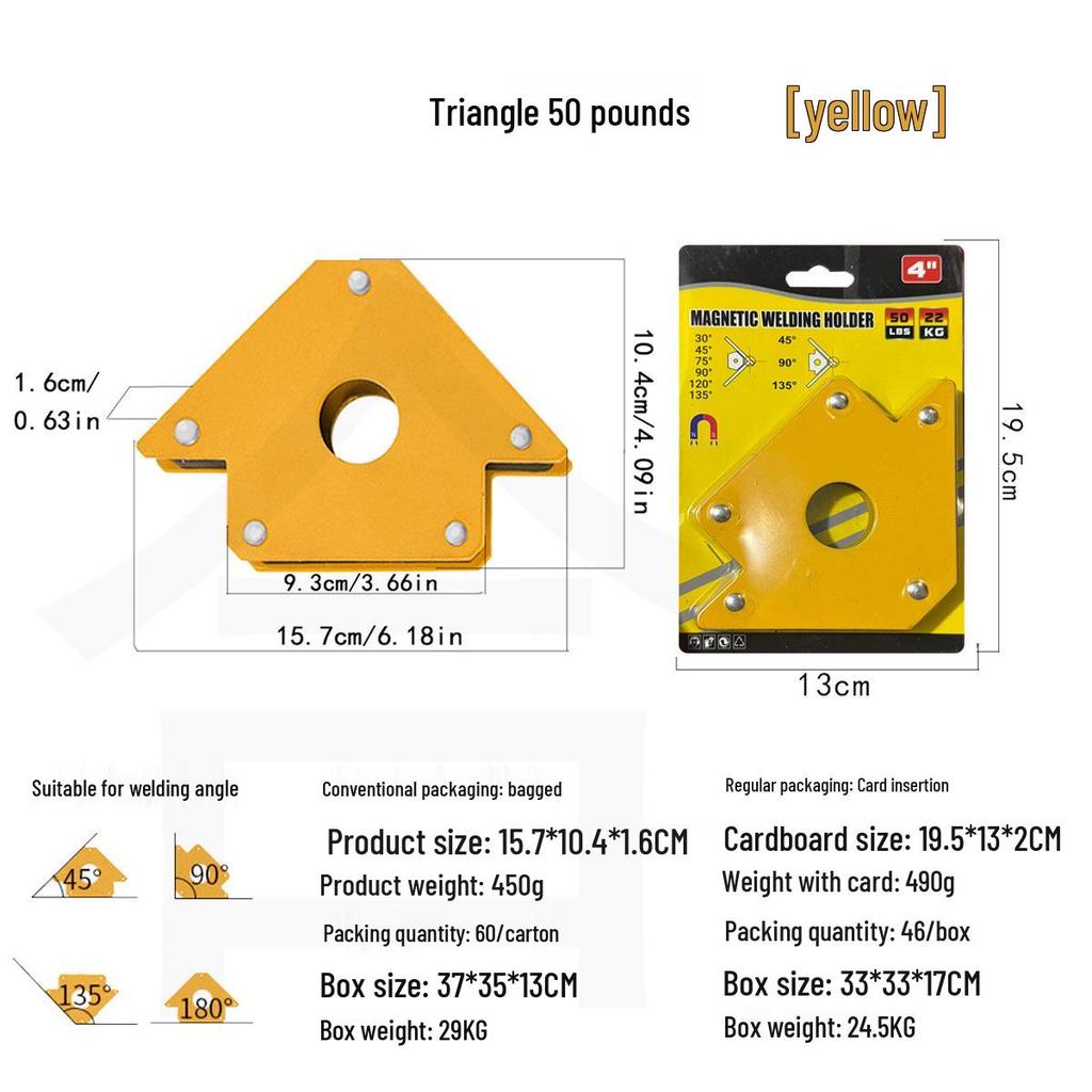 6-Piece Magnetic Welding Positioner Set