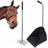 York Horse Stable Stall Cleaning Kit BLACK - Excrement Collector