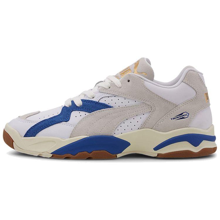 Puma Performer OG Non-Slip Low-Top Tennis Shoes Men Sneakers White Gray Blue 371180-02