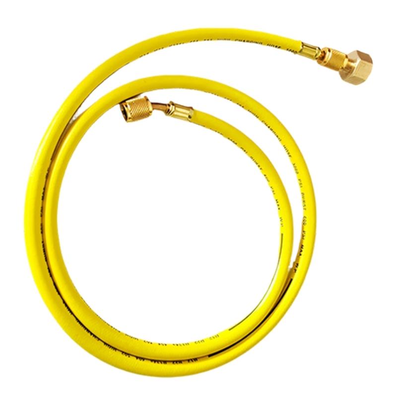 Universal HVAC Service Hose With 3 Color Option HVAC Charging Hose Tube Kit Hose Low Loss Fittings 1M Long