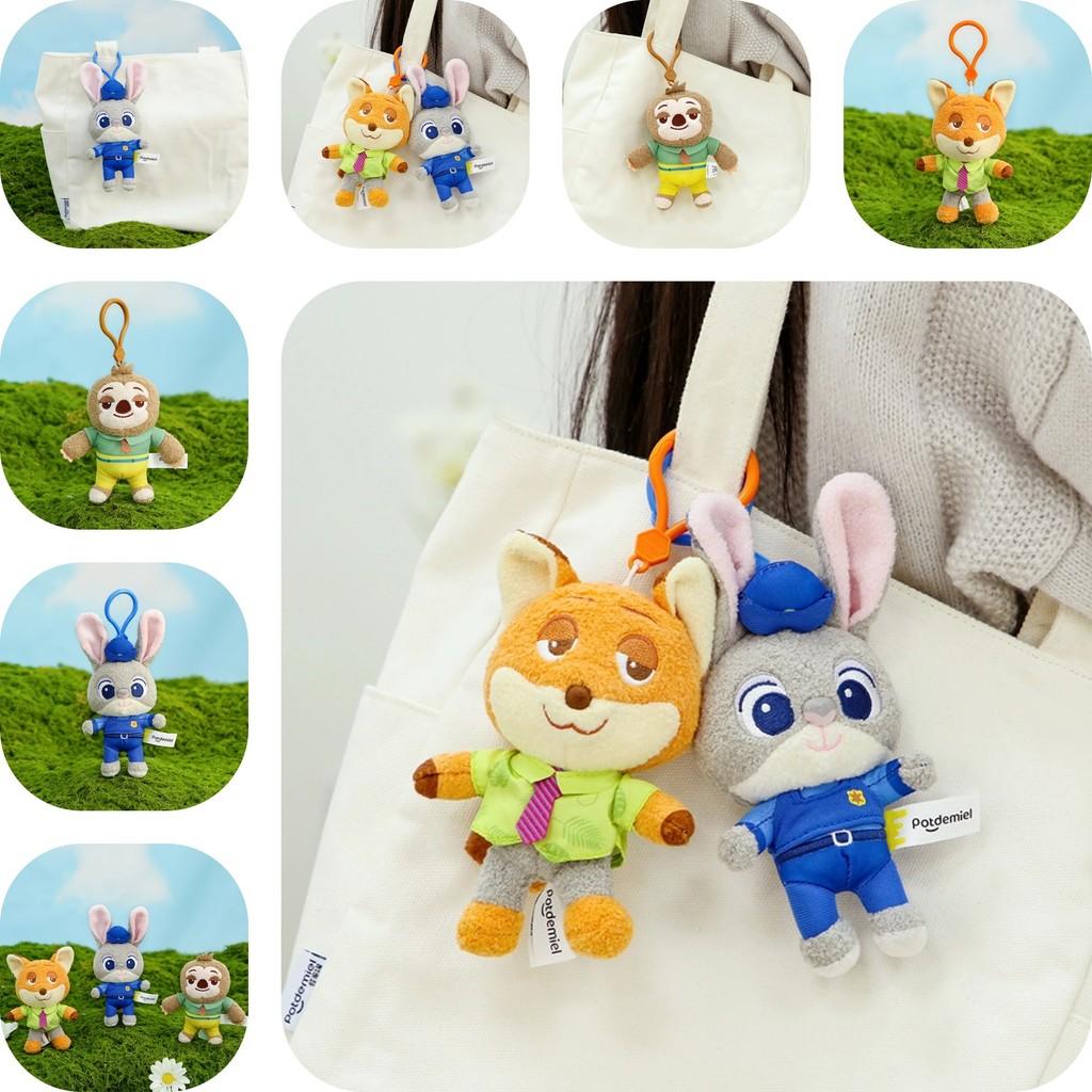 Zootopia Judy Plush Toy Cartoon Animal Gift Backpack Keychain Pendant