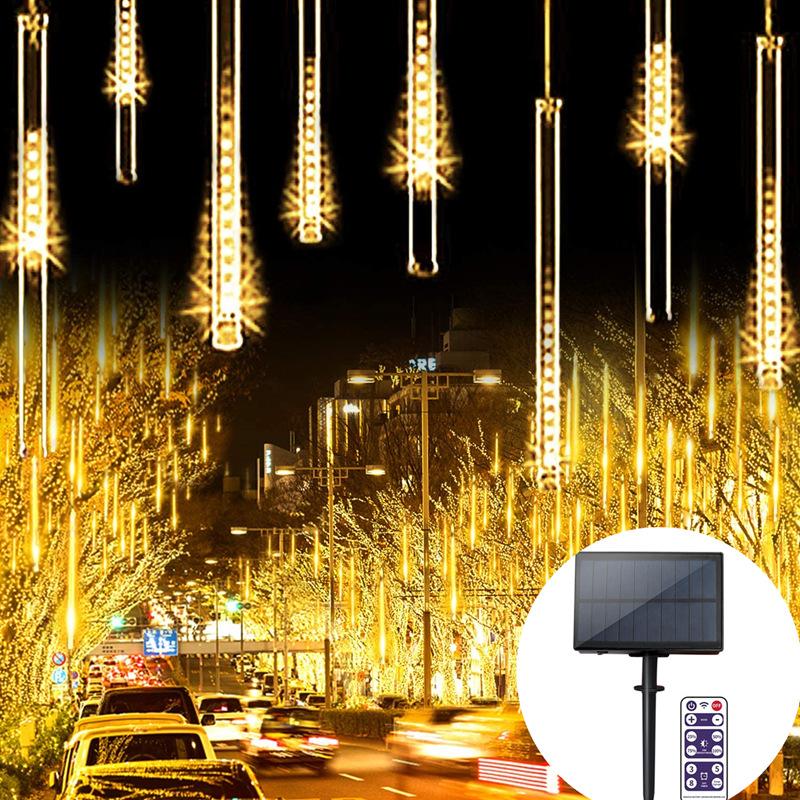 

Уличный солнечный метеоритный дождь подвесной светильник праздничный фонарь водонепроницаемый рождественский светильник светодиодный светильник для украшения ресторана 50cm