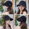 Summer Uv Protection Hat Women Wide Brim Beach Sunhat Anti-Uv Adjustable Cooling Foldable Fishing Cycling Travel Visor Hat