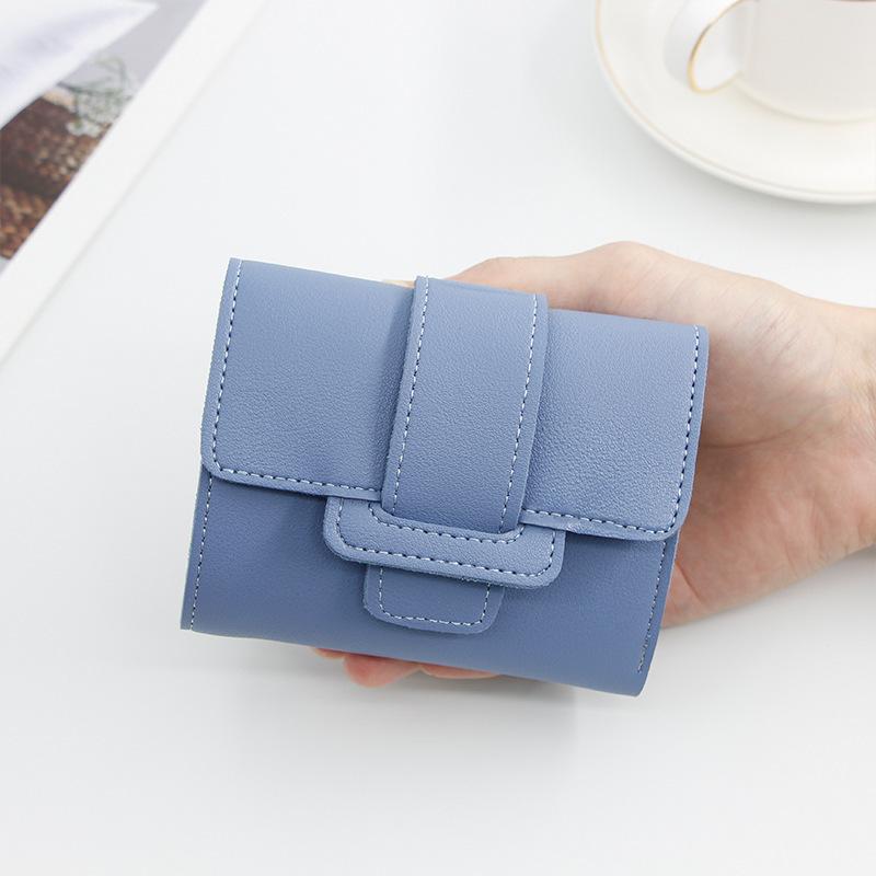 Womens Ladies Short Small Money Purse Wallet Leather Folding Coin Card Holder Bag