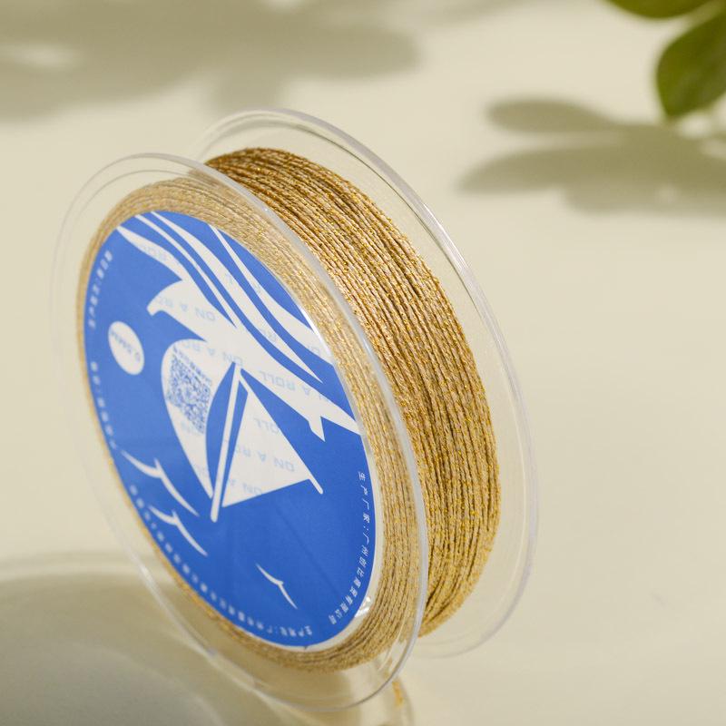 Gold/Silver Thread DIY Hand-Woven Braided Rope Bracelet Kit