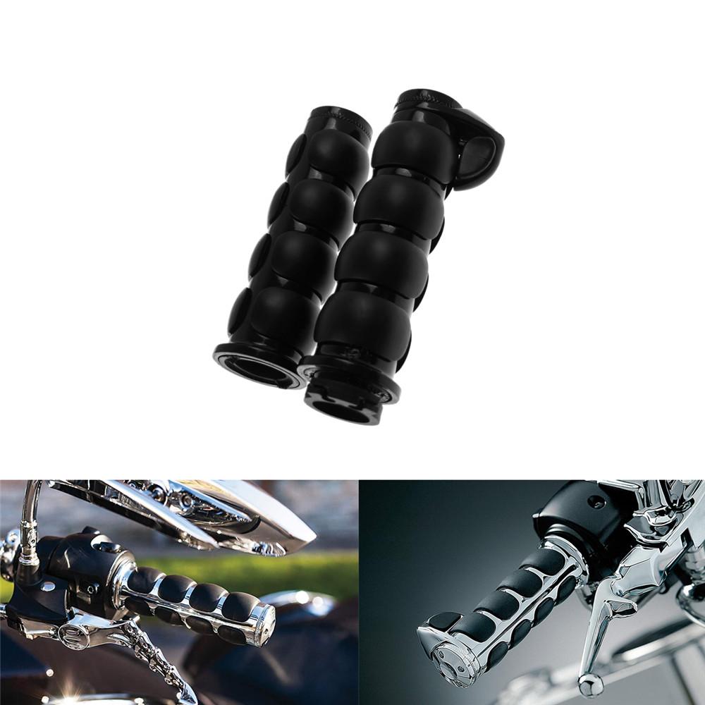 

Мотоциклетная резиновая ручка 1 25 мм, наконечники дроссельной заслонки, нескользящие рукоятки для Yamaha, Vulcan, Honda, Harley Black Hand Grips