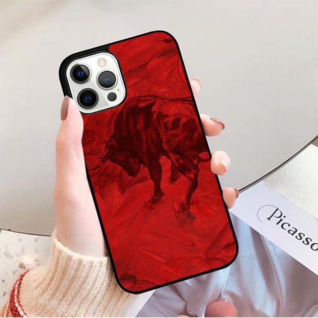 Bullfight Bull Fighter Phone Case for iPhone 17 Air 16 16e 15 Plus for Apple 13 11 12 14 Pro Max Cover Coque Fundas
