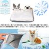 SHAKE BEAR Haustier Kühlgelmatte für Hunde und Sommerkühlmatte mit Aluminiumfolie und Eisfach-Tasche Matte, Katzen, Isolierung, Waschbar, (Blau, Klein