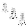Dumbbell Rack Bracket Sturdy Small for Office Strength Training 3 Tier