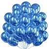 5/10/12inch Metallic Black Blue Balloon Chrome Hot Pink Rose Gold Balloon BabyShower Boy Girl Birthday Wedding Party Decoration