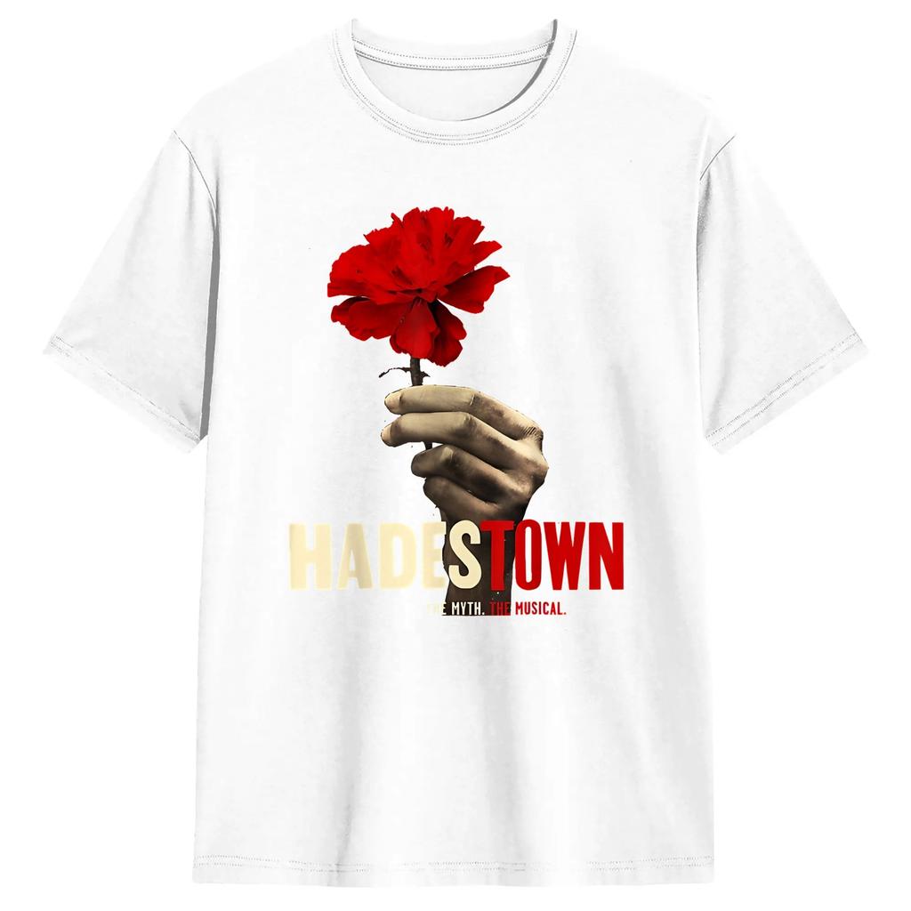 Hadestown Musical TShirts for Unisex Casual Pure Cotton Tee Shirt Crew Neck Short Sleeve T Shirt Printing Tops