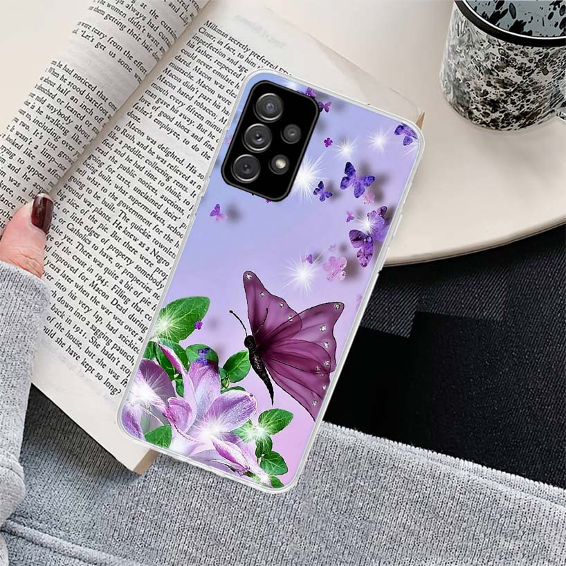 

Butterfly Stand Phone Case for Samsung Galaxy A17 A16 A15 A14 A13 A57 A56 A55 A54 A53 A37 A36 A35 A34 A33 A26 A25 A24 A23 Galaxy Samsung A33