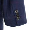 BLION Check Pattern tailored jacket Navy Men's Used