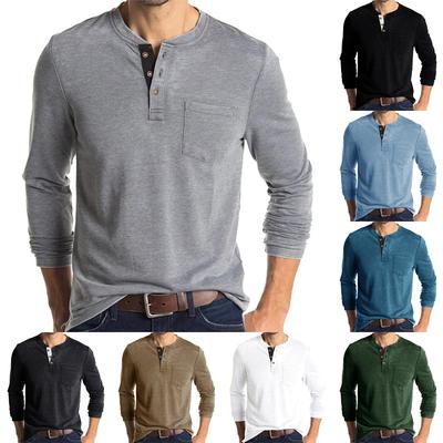 Men  Retro  Loose  Leisure  Long Sleeves  Upper Garment