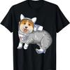 Astronaut Dog Outer Space Dog In Space Astronomy Lovers T-Shirt