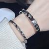 Fashion Heavy Industry Niche Bracelet Cold Wind High Sense Design Sense Men And Women Minimalist Couple Bracelet