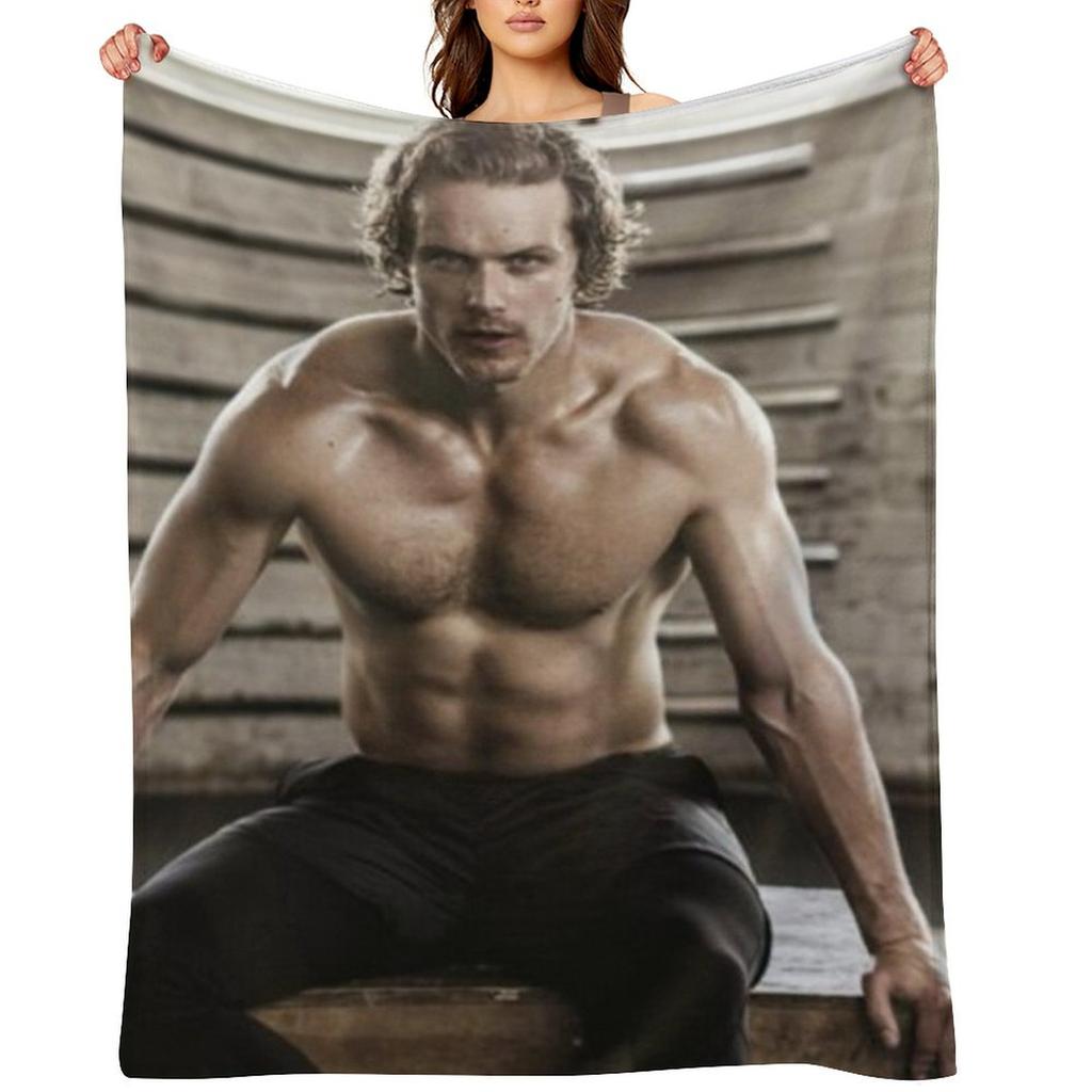 Coperta Ponderata Sam Heughan Divano halloween Lusso Coperte per Bambini