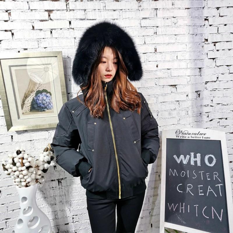 Mens Womens Short Down Jacket With Detachable Fur Collar 90% Duck Winter Warm Coat Daily Wear