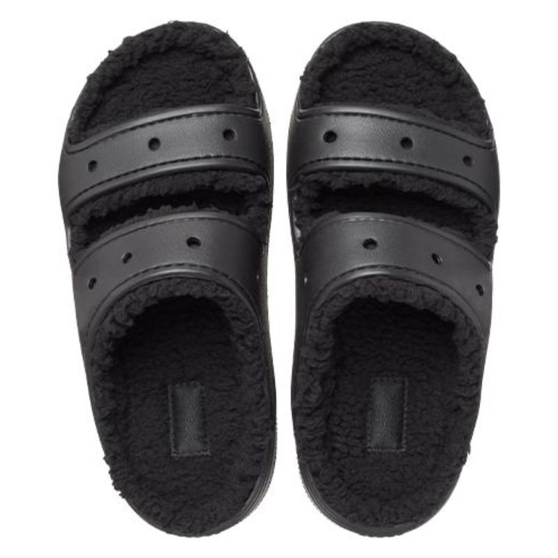 Crocs Classic Cozzzy Sandal Unisex 'Black'