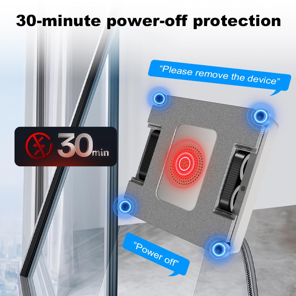 Liectroux S11 Window Cleaning Robot  4-Way Water Spray Home Glass Floor Wall Tiles Cleaner Robot