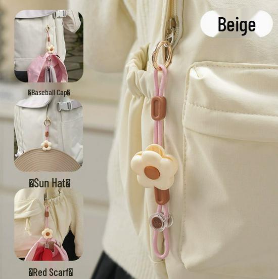 Flower Hat Clip: Cute, Anti-Lost, Sun Protection Travel Accessory