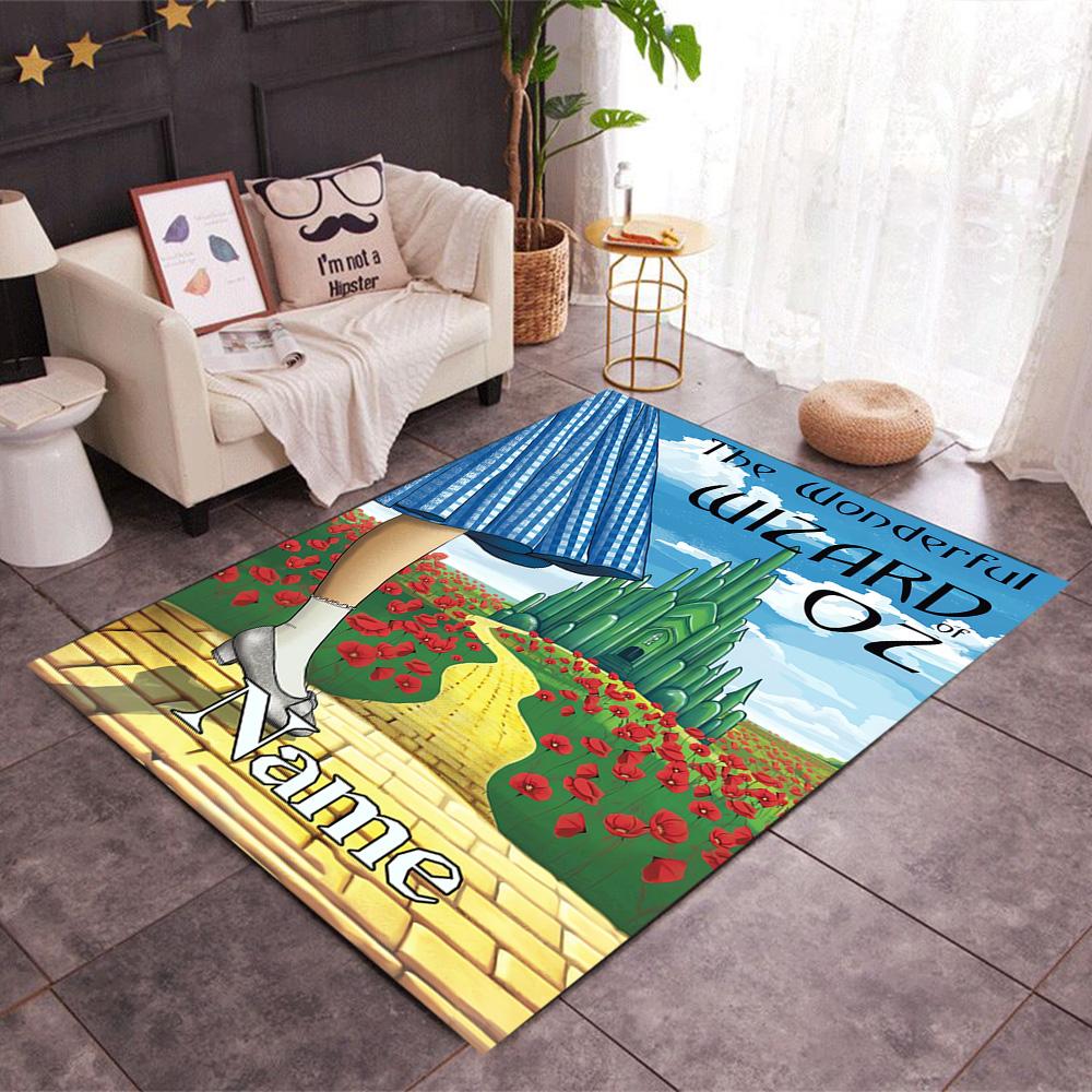 Looney Wild Fierce Taz Personalized Name Floor Rug Office Rug Suitable for Decorate Room Kitchen Outdoor Hallway Anti-slip Rug Office Home Decor