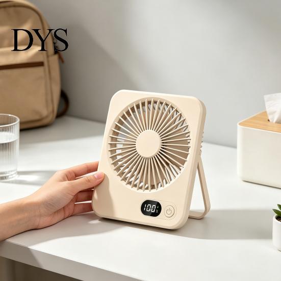 Handheld Fan for School Portable Desktop Fan, 5 Speed USB Rechargeable Small Adjustable Angle Cooling 180-degree Personal Home Office Dorm