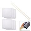 Professional Flute Care Rod Cleaning Tool Cleaning Cloth Set Suitable for Concert Flutes and Piccolos Fabric Design
