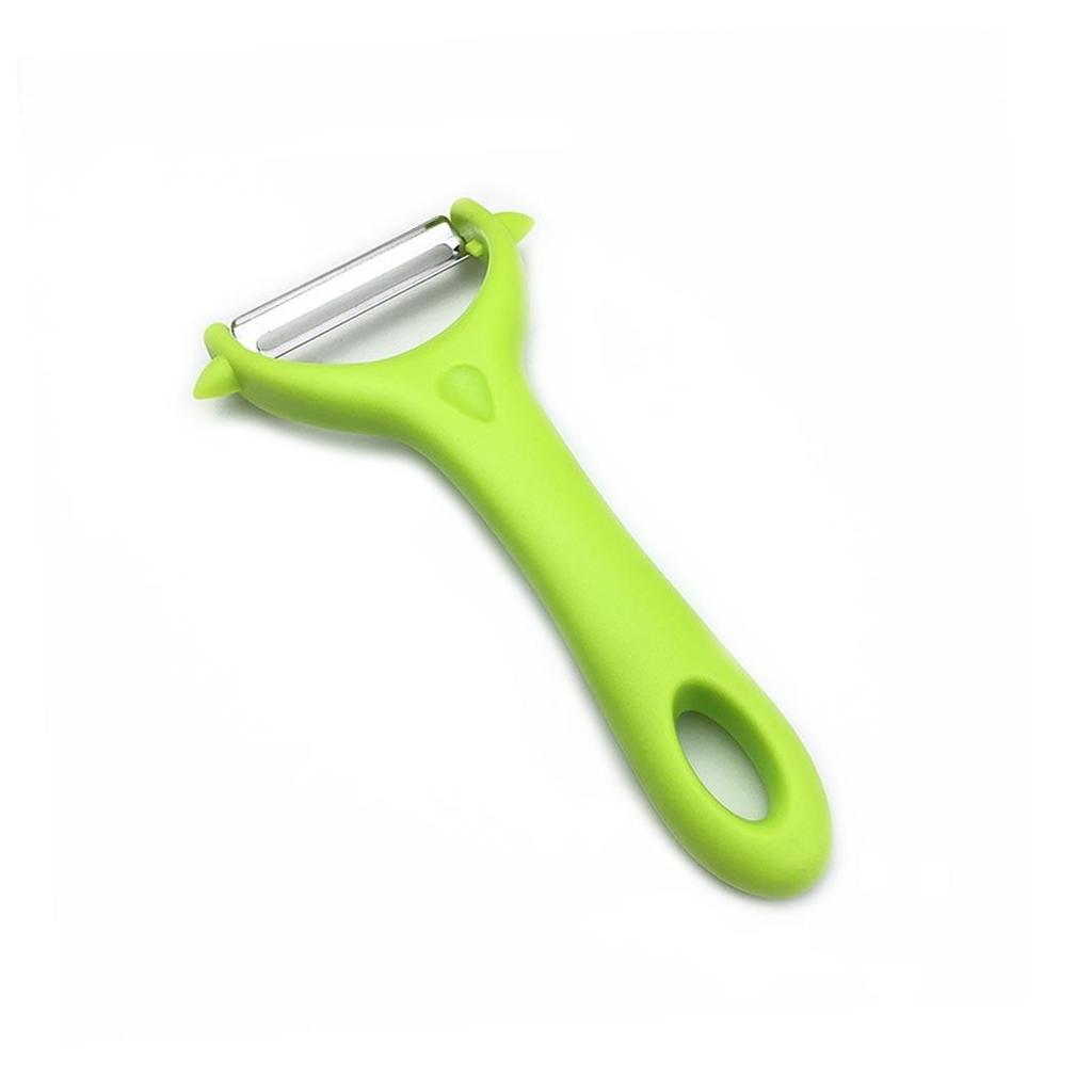 Stainless Steel Melon and Vegetable Peeler with Plastic Handle - Essential Kitchen Gadget