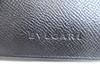 Authentic BVLGARI Black Leather Classico Bifold Wallet Compact Wallet #b167  Open box