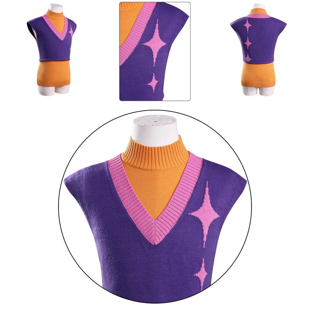 Kpop Demon Hunters Cosplay Costume With Polyester Fabric For Anime Game Role Play