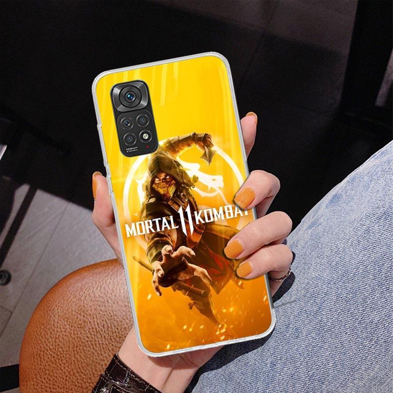 Mortal Kombat Phone Case For Xiaomi Redmi Note 15 14 13 12S 12 11 Pro Plus 14S 11S 11E 10 10S 11T 5G Personalized Cover Redmi No