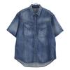 DENHAM 01-25-04-43-002 EASTERN SHIRT tops XL IndigoUsed