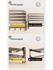 Punch-Free Bathroom Towel Rack and Shelf Kit