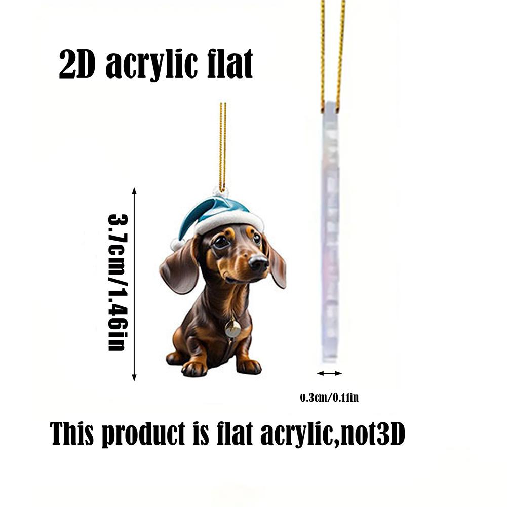 Kalendarz Adwentowy 2024 Jamniki Śliczny Świąteczny Kalendarz Odliczający Kolekcjonerski Zabawny Zestaw Psów Prezent dla Dzieci i Dorosłych