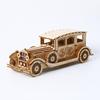 Cross-border New 3D Three-dimensional Wood Puzzle Children's Toy Classic Car Three-dimensional Wood Puzzle Desktop Ornaments