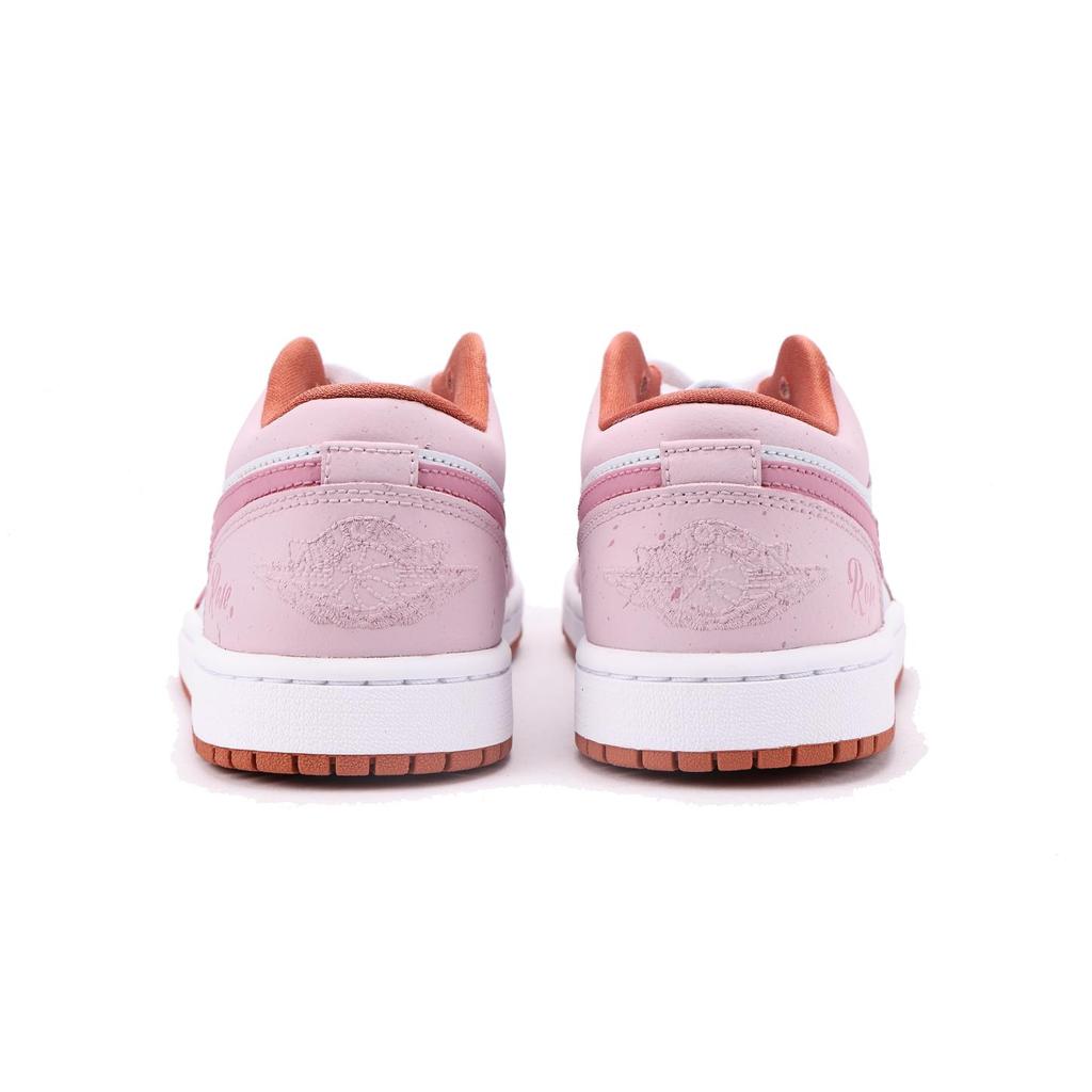 Jordan Air Jordan 1 Slip Resistant Coverage Low top Vintage Basketball Shoes Women's Pink DC0774-080(Team-SBOX)