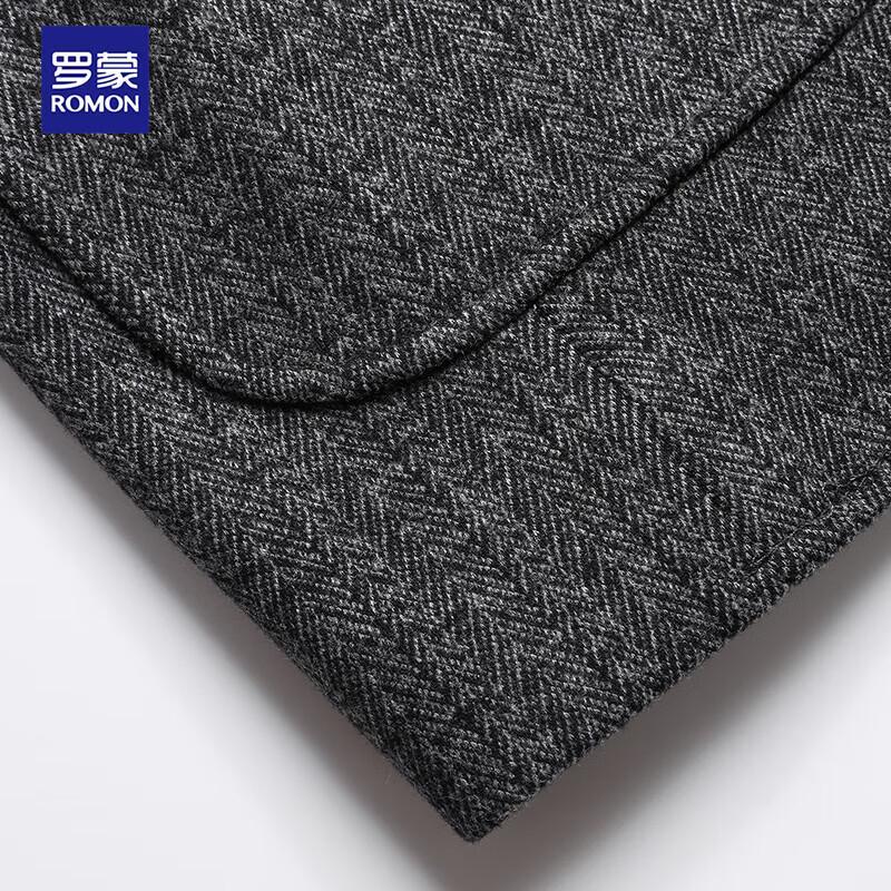 Luomeng Men's Wool Blend Business Casual Blazer