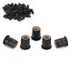 100PCS Well Nut M6x0.8mm Rubber Modification for Motorcycle ATV Windscreens Body