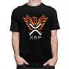 Custom Ripple XRP T Shirt for Men 100 Cotton Tshirt Fashion Tee Short Sleeves Bitcoin Cryptocurrency Tshirt Clothing Gift